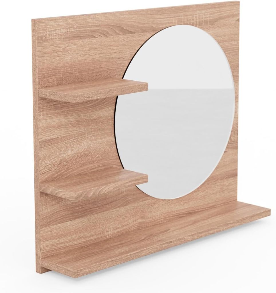 Nástěnné zrcadlo 60 cm x 50 cm Koupelnové zrcadlo s Obrázek produktu 6