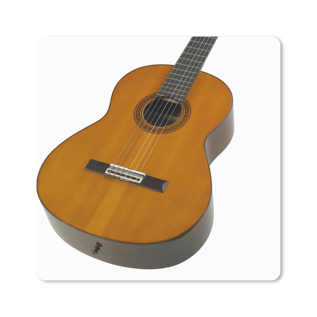 MuchoWow Mauspad Mousepad Nahaufnahme einer akustischen Gitarre 20x20 cm - Mousepads - Maus Mat - Pad - Mausunterlage - Desk Mat - Bureauartikeln