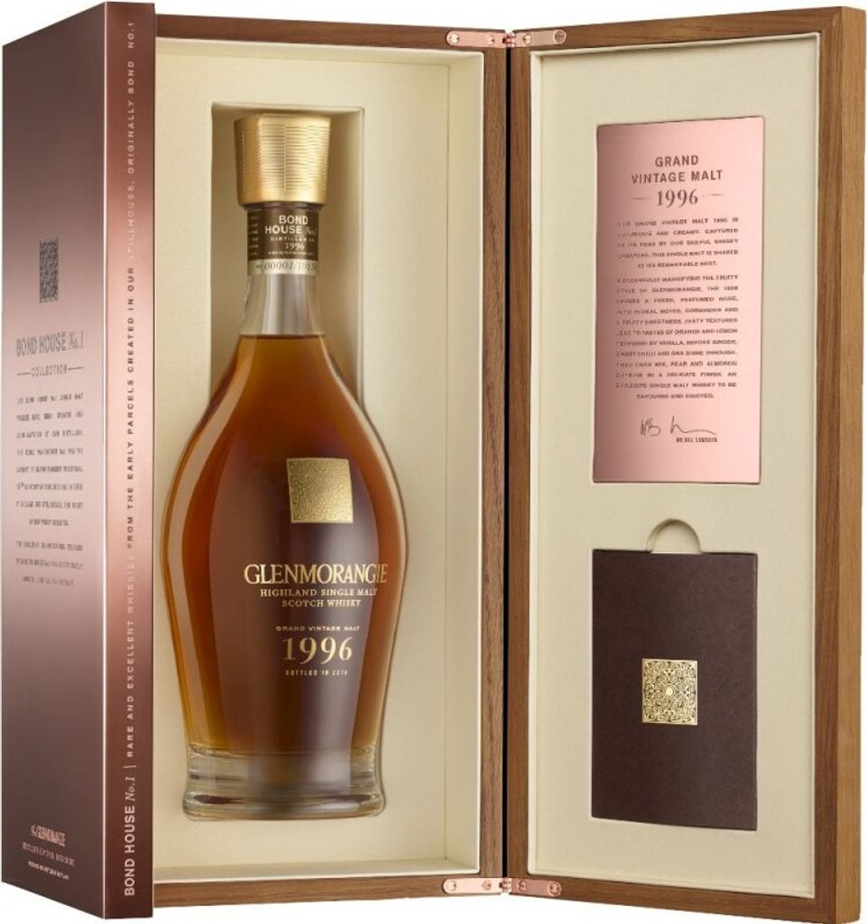 Glenmorangie Grand Vintage Malt 1996 Estuchado Whisky Schottland 70.00 cl 43.0 %