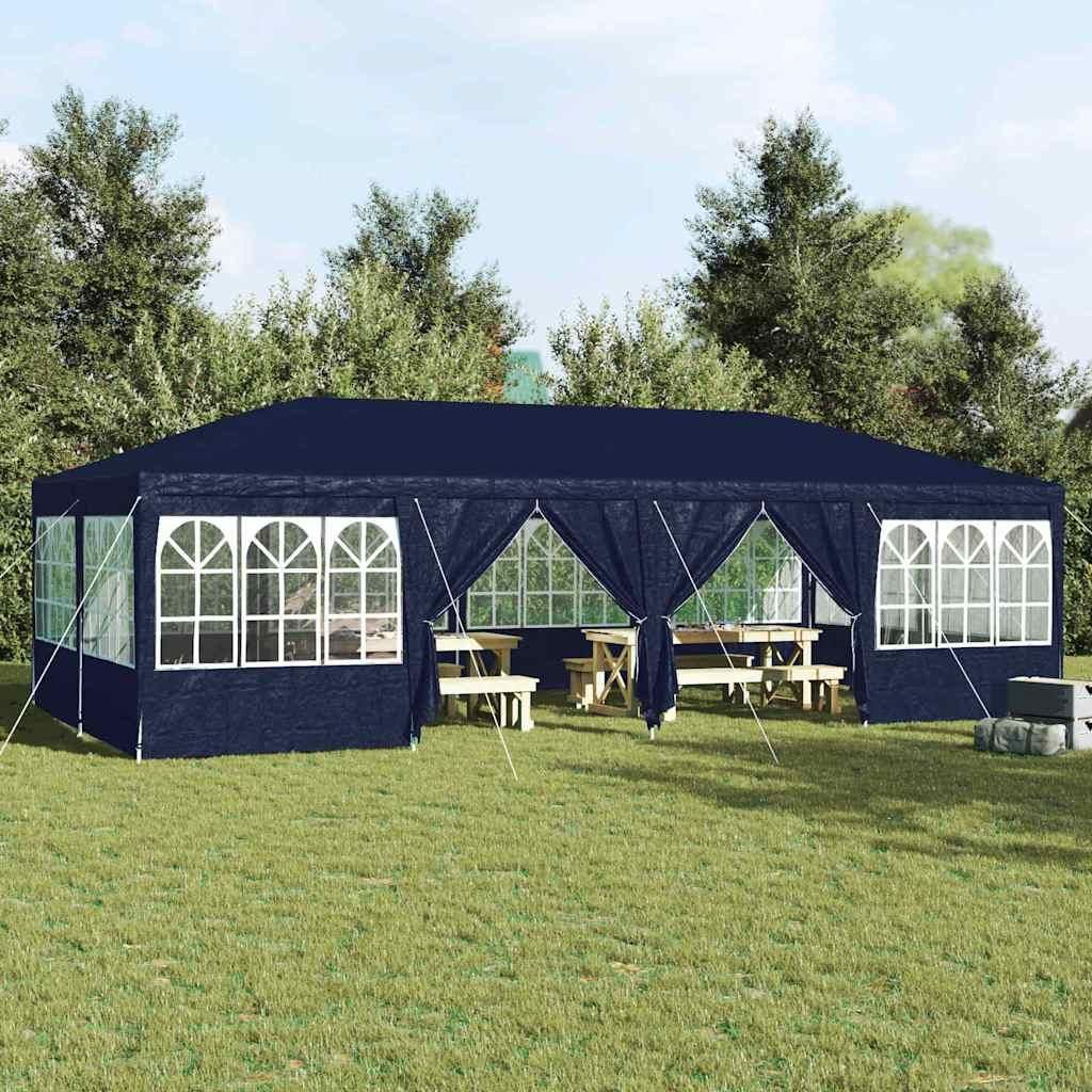 vidaXL Party-Zelt Blau 800 x 400 x 266 cm Polyethylen Produktbild 