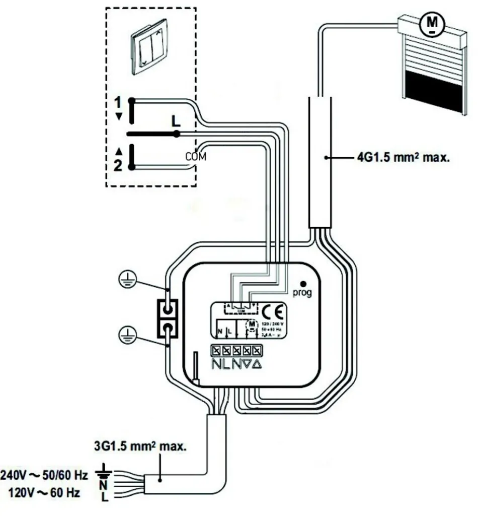 Récepteur radio RTS 1811244 universel - Portée 200m pour motorisation