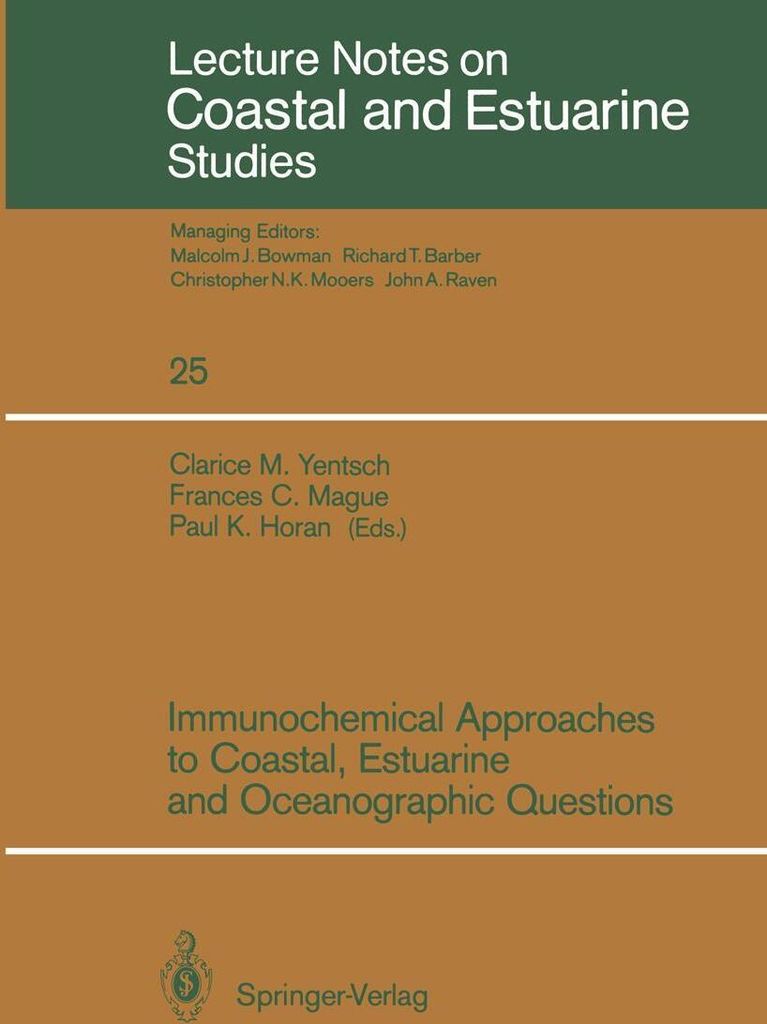Immunochemical Approaches to Coastal, Estuarine and Oceanographic Questions