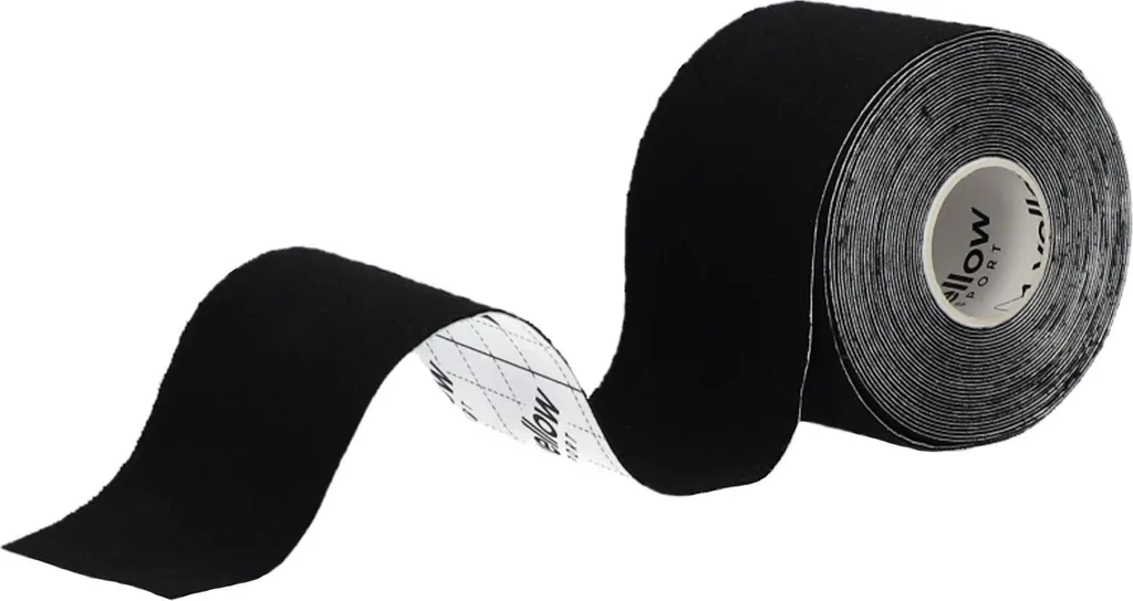 yellowTAPE Nero yellowSPORT 5cm x 5m | Nastro Kinesio Professionale