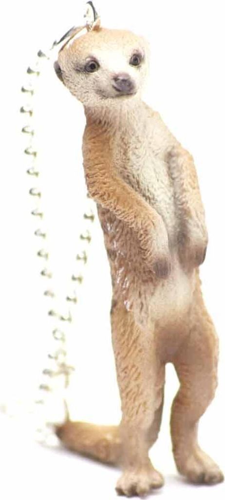 Erdmännchen Kette Halskette Miniblings 80cm Zoo Präriehund Zoo Afrika braun