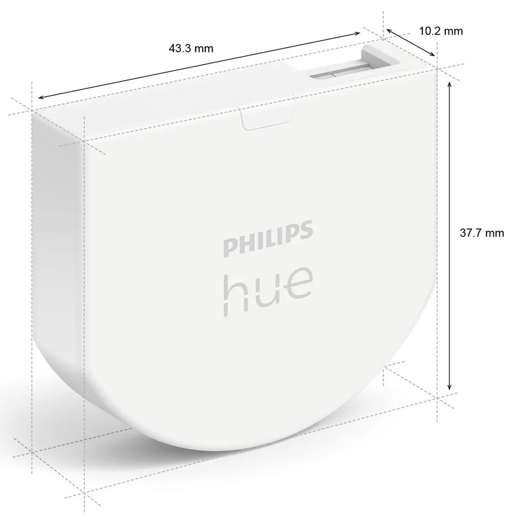Module interrupteur mural encastrable pour système Philips Hue connecté - 6