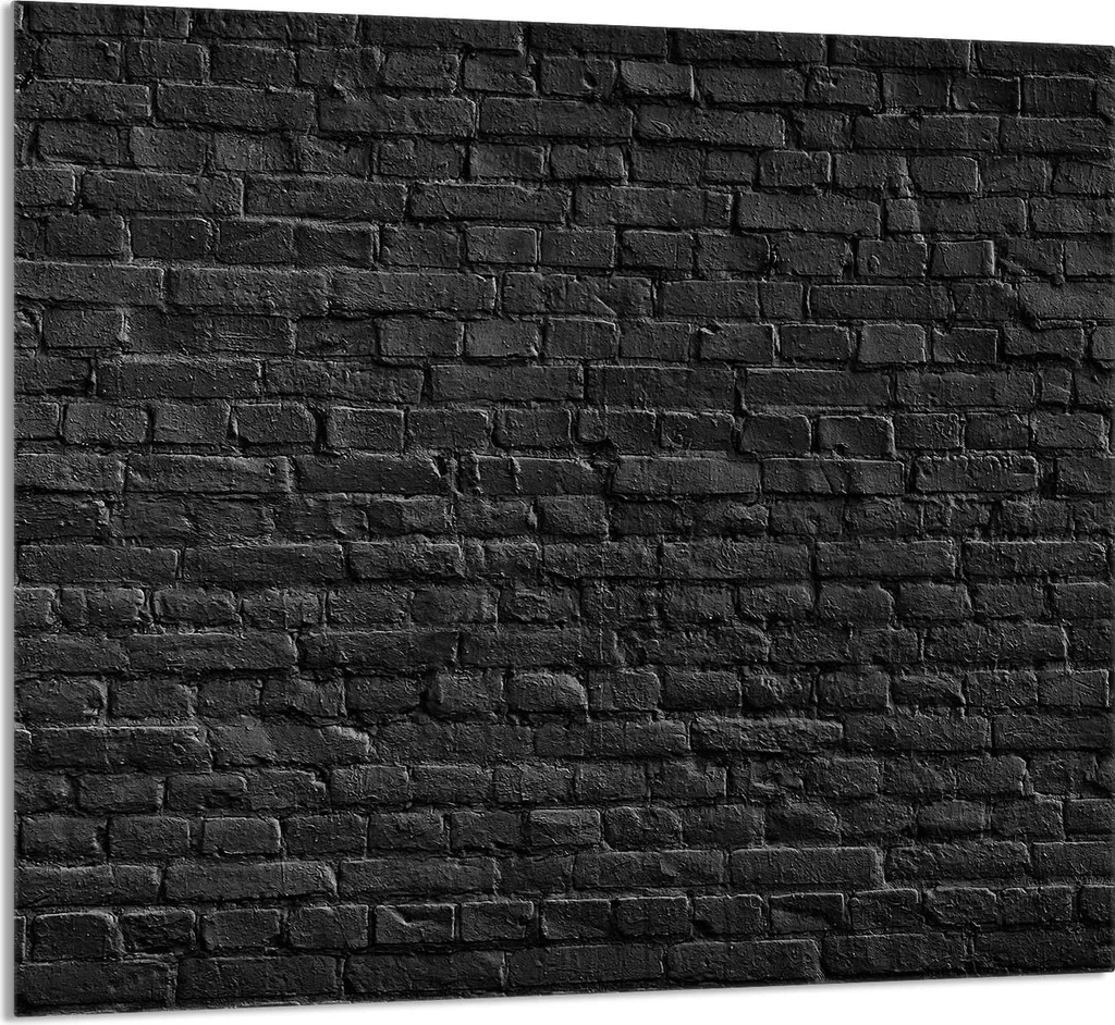 Pannello Vetro Temperato 65x60 per Retro Cucina - Effetto Mattone HD