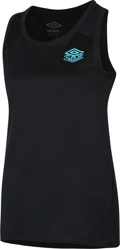 Umbro - "PTF" Ärmelloses Oberteil Racerback für Damen UO341 (36 DE) (Schwarz)