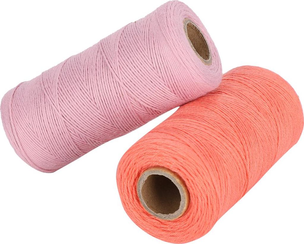 2 Stück Stickmaschinengarn 8/4 Kettgarn Weben Carpe Ture Baumwolle Spinnen 250 Meter