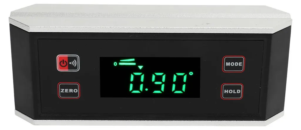 Inclinomètre à écran rétroéclairé et base magnétique, Équerre LCD - 2