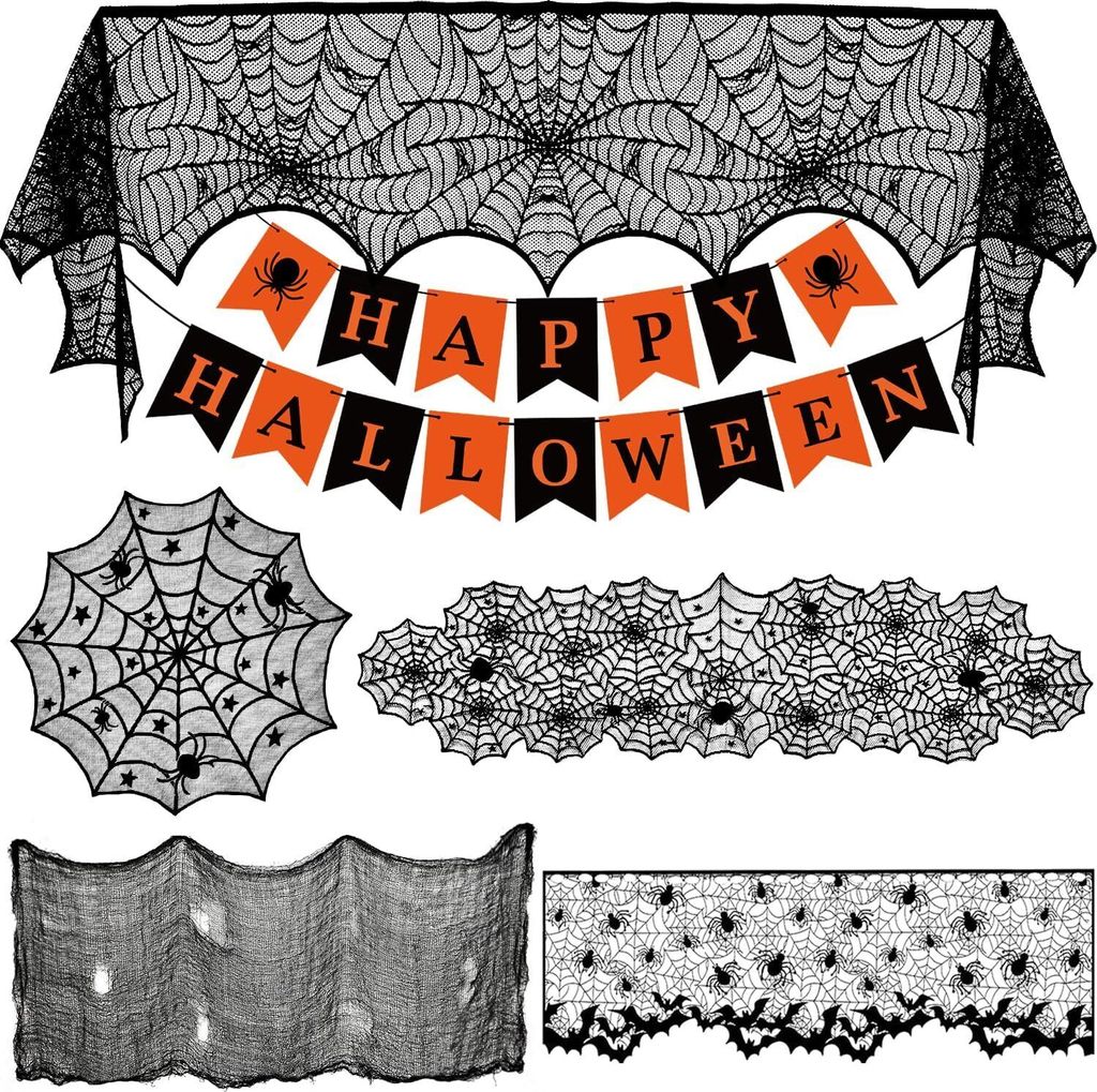 Halloween-Spukhaus-Dekoration, Fenster- und Türabdeckung, Zombie-Hände, Innen- und Außendekoration (182,9 x 76,2 cm), Fenster- und Wandabdeckung...