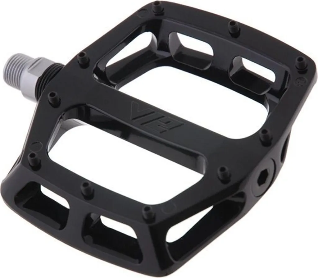 DMR V12 Pédale Plateforme VTT Noir : Grip exceptionnel et corps en alliage