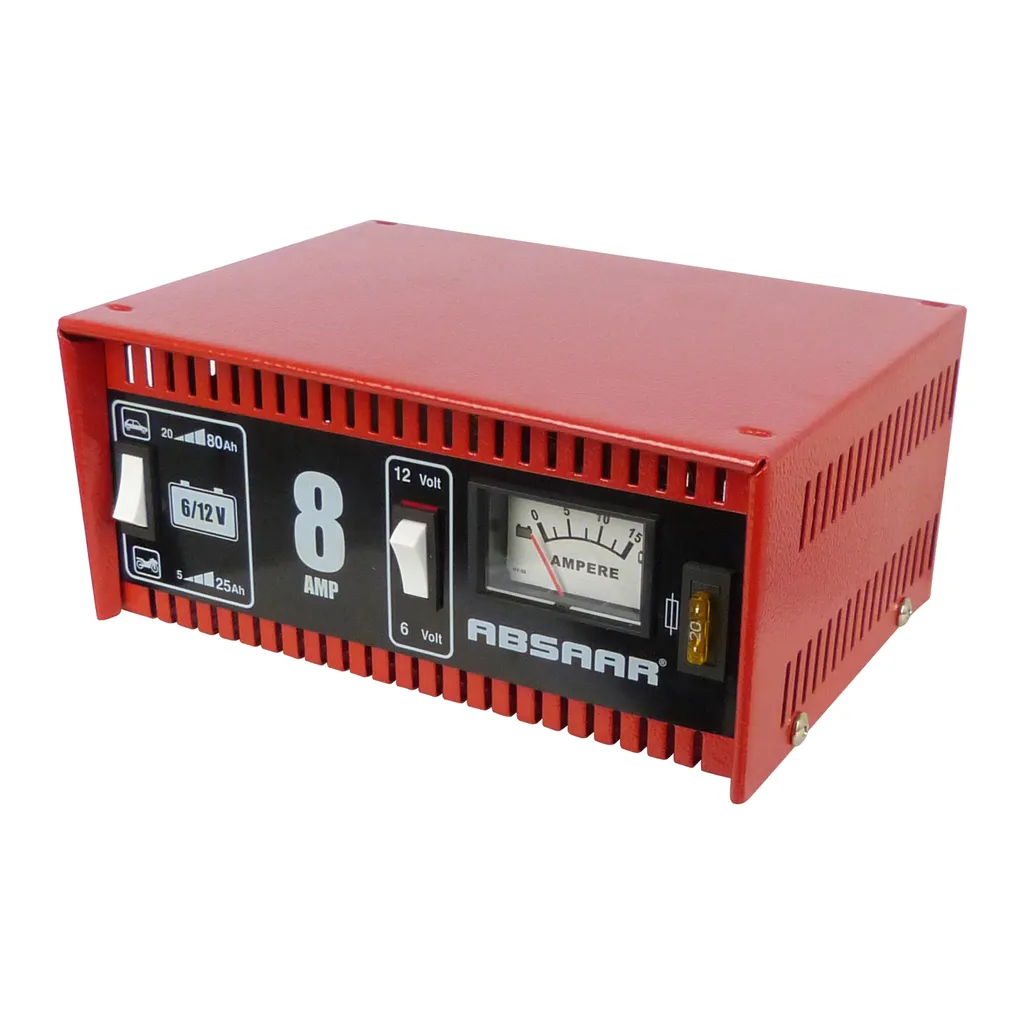 Caricabatterie Batteria Auto 8A Absaar | 6V-12V Rapido e Sicuro - 4
