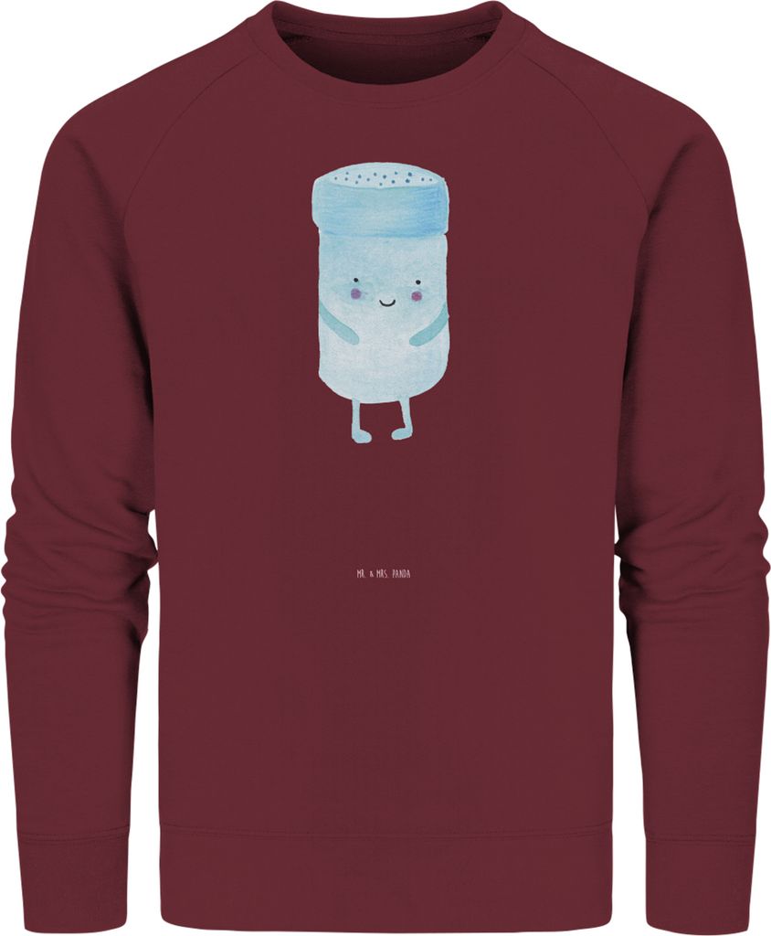 Mr. & Mrs. Panda Baumwoll Pullover Beste Freunde Salz Größe XL - Burgundy - Geschenk, Sweatshirt, Fair Fashion, Lustige Sprüche, Pulli, Fehlende...