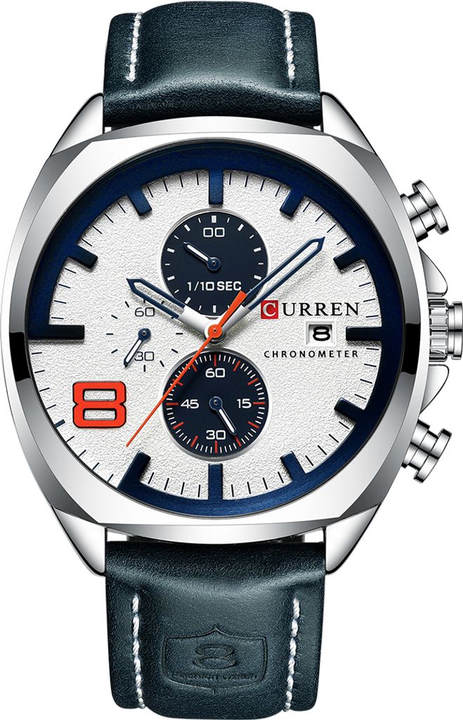 CURREN 8324 Mann Quarz Sportuhr Marke Mode Laessig Produktbild 