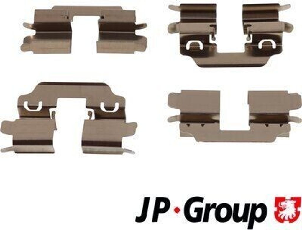 JP GROUP 4364003910 Zubehörsatz Scheibenbremsbelag Hinten für RENAULT MEGANE III Grandtour (KZ0/1) Scénic III (JZ0/1) GRAND SCÉNIC III (JZ0/1)