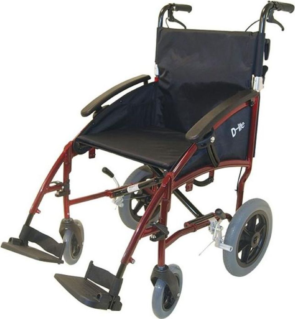Drive Medical Transportrollstuhl D-Lite ("12,5)  Sitzbreite Produktbild 