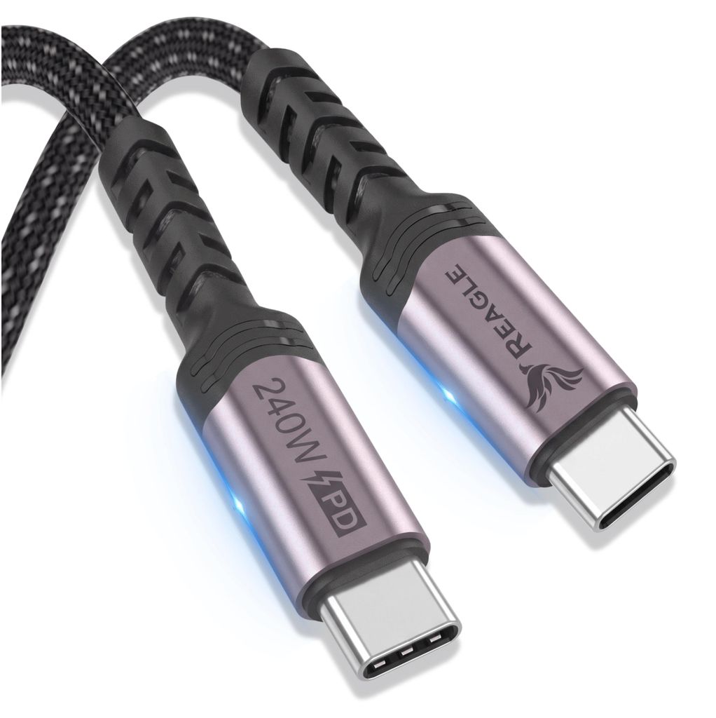 REAGLE USB C PD 240W 5A pro kábel iPhone 15 16, MacBook Pro Obrázok produktu 