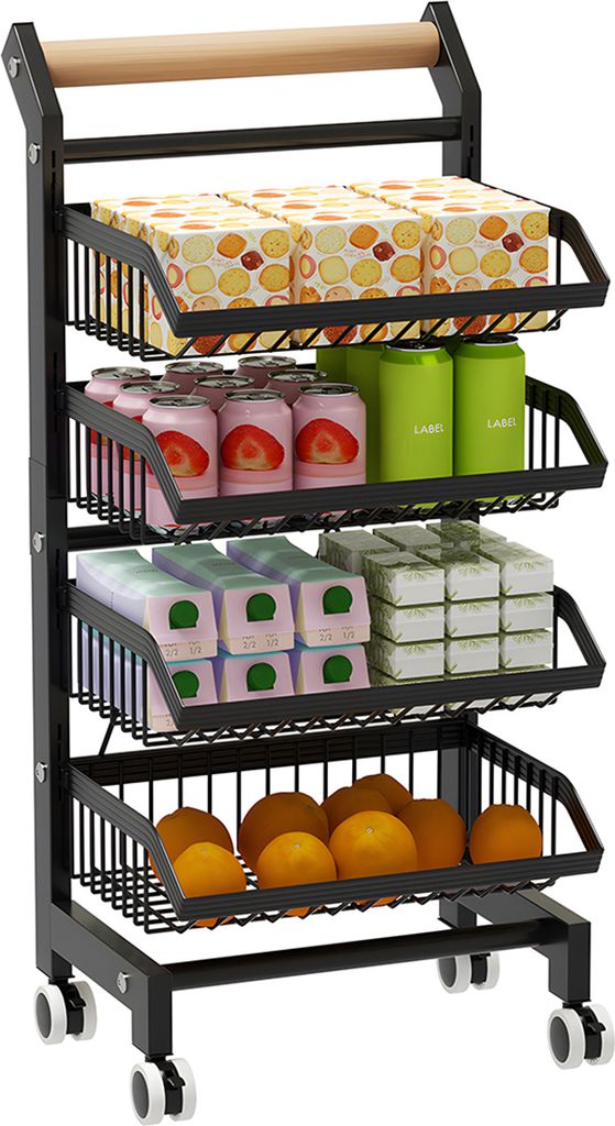 Heikoeco® regal rollen, küchen standregal, für Produktbild 