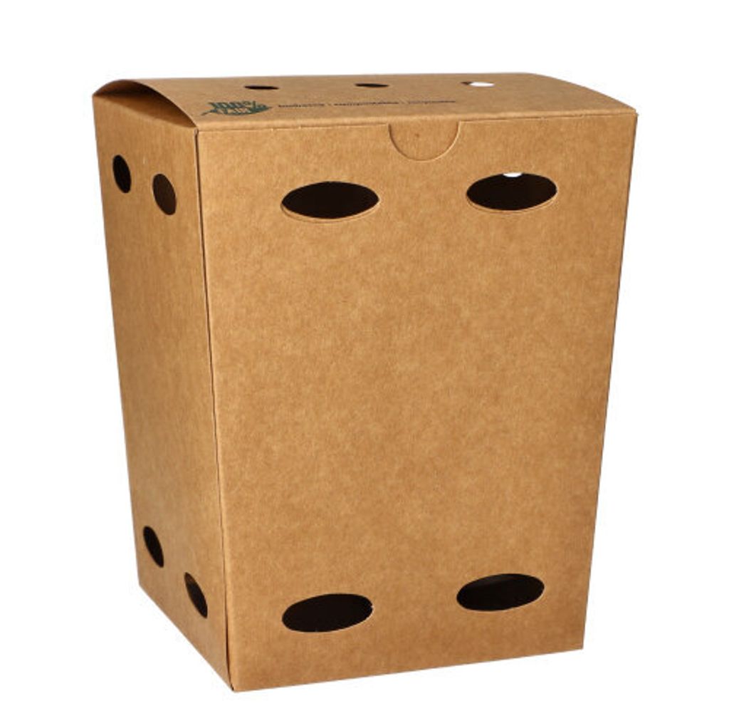 Papstar Pommes Schütte-Boxen 1500 ml, Pappe "pure" "100% Fair" 6 x 50 Stück