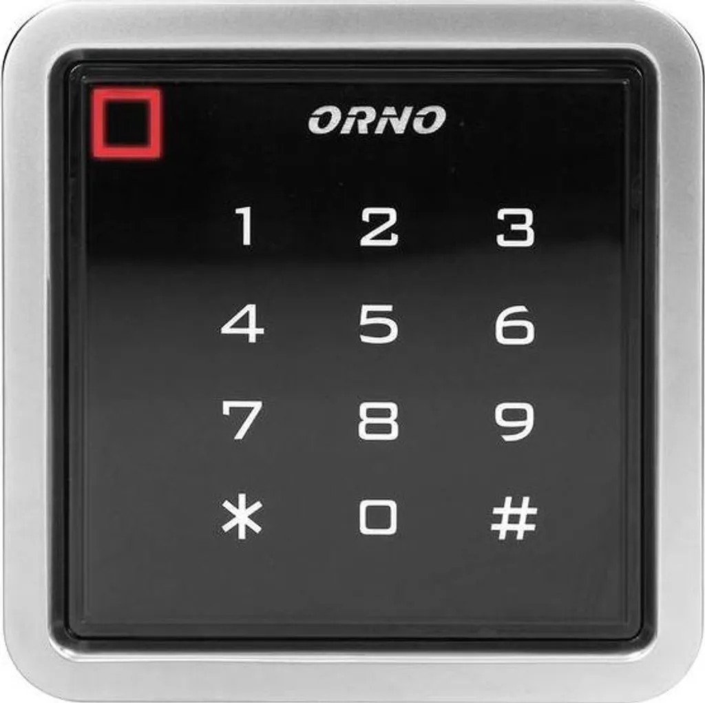 Clavier à code extérieur IP68 et lecteur de badge pour gâche électrique