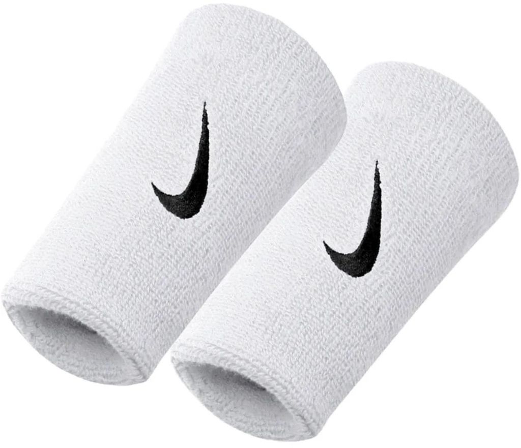 Bracelets Nike Swoosh Doublewide rose, blanc et noir, blanc Image du produit 