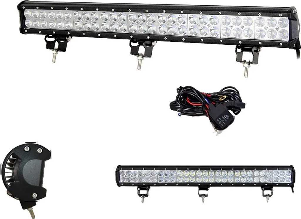 Phare de travail LED 25" 162W étanche pour quad et camion 4x4