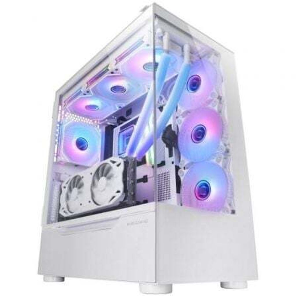 Mars Gaming MC-ULT, Tower, PC, Weiß, ATX, EATX, micro ATX, Mini-ITX, 18,5 cm, 39 cm