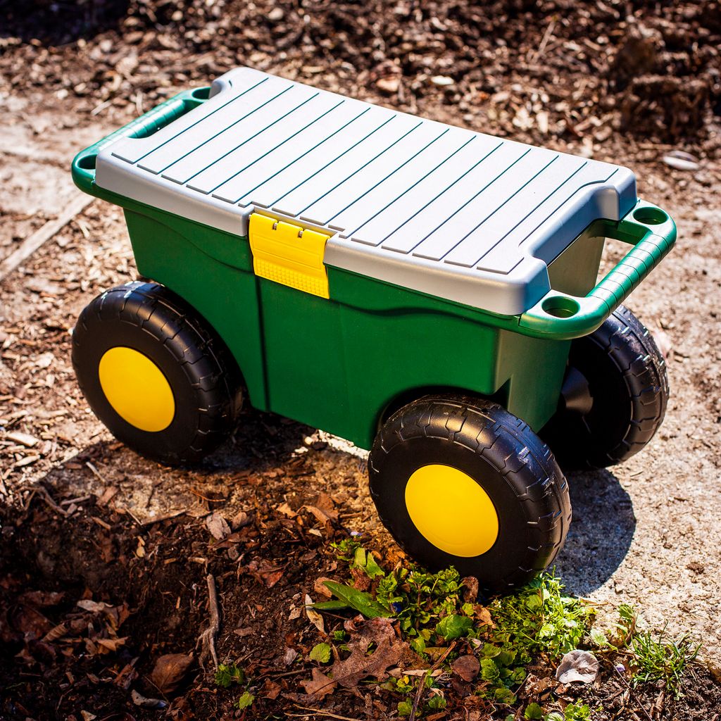 UPP Roll-Sitz-Box 3 in 1 Rollwagen Sitzwagen Werkzeugwagen Produktbild 4