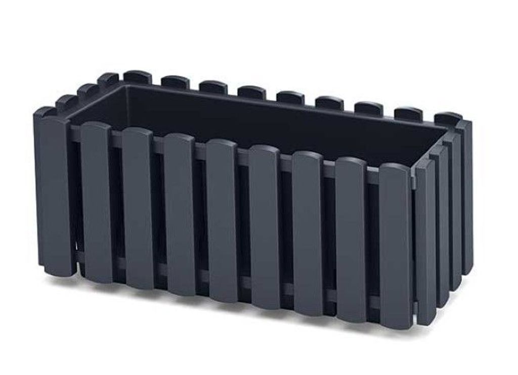 Prosperplast Květináč-truhlík 38x18cm antracit BOARDEE Obrázek produktu 