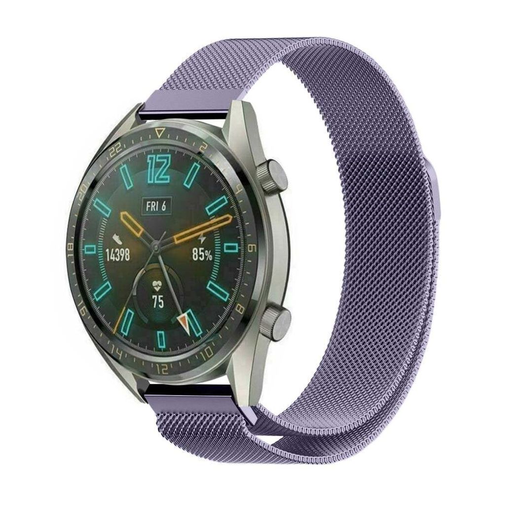 Strap-it Huawei Watch GT 2 Milanese Armband (Hellviolett)
