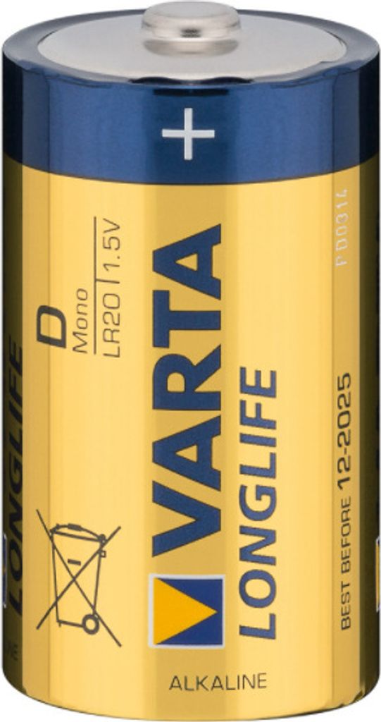 Varta LR20/D (Mono) (4120) Pile alcaline-manganèse Image du produit 