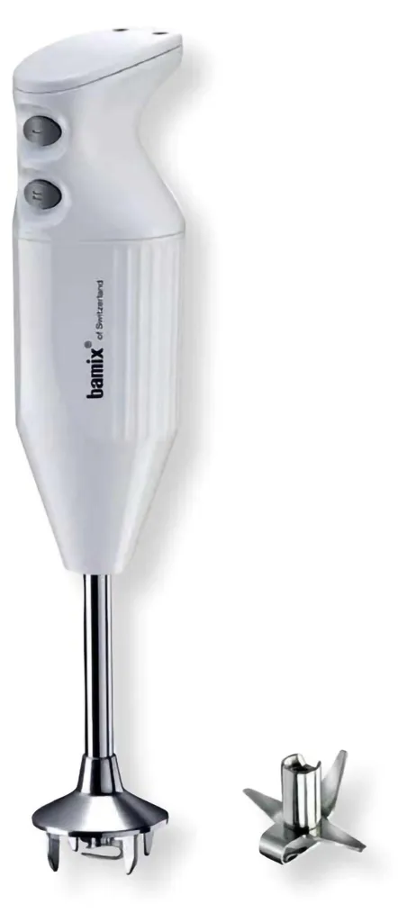 Mixeur à immersion Bamix ONE 160W Blanc - Idéal soupes purées et smoothies