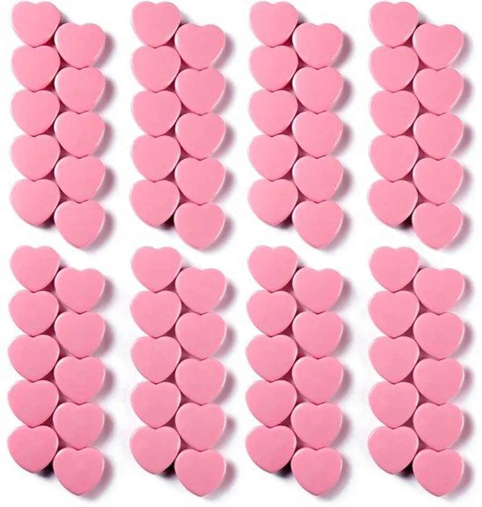 80 Petits aimants roses ultra puissants fixation durable format compact