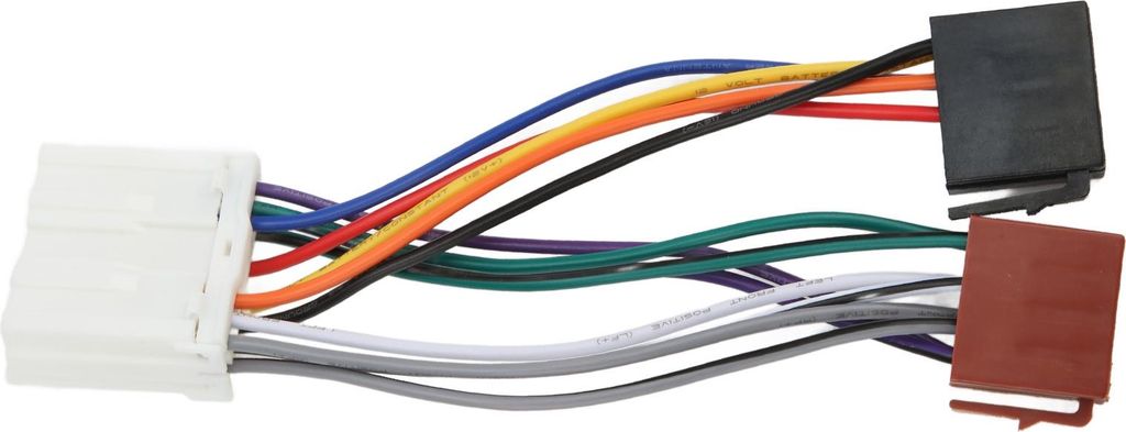 Radio-ISO-Kabelbaum, Kunststoff, flexibler CD-Player-Adapter, Ersatz für MITSUBISHI Lancer Pajero