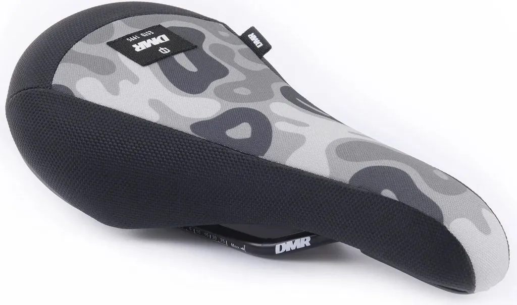 Selle DMR Sect Rail CroMo 7x7 Snow Camo pour VTT Dirt et Slopestyle
