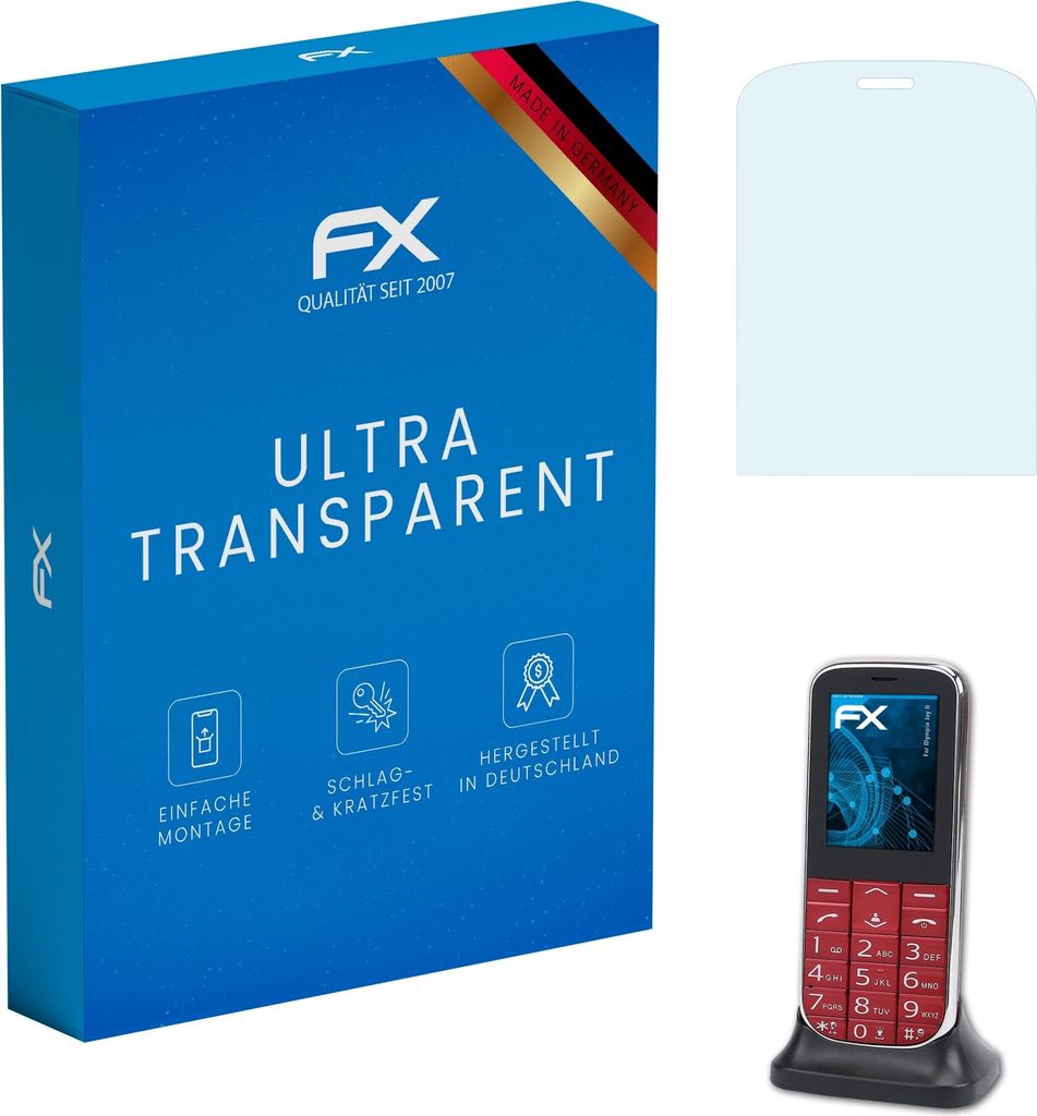 atFoliX FX-Clear 3x Schutzfolie kompatibel mit Olympia Joy II Displayschutzfolie