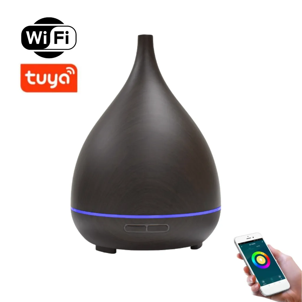 BOT B8 Diffusore Ultrasuoni Smart WiFi - Legno Scuro 500ml