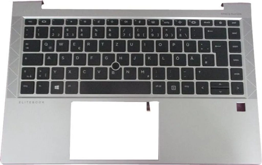 Clavier de Remplacement HP avec Rétroéclairage Layout Allemand QWERTZ