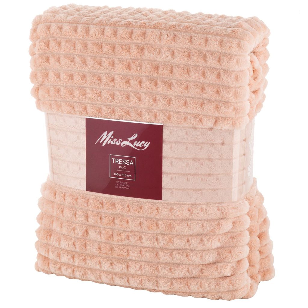 TAGESDECKE 160 x 210 cm Bettüberwurf Decke Bett Überwurf Rosa MISS LUCY TRESSA