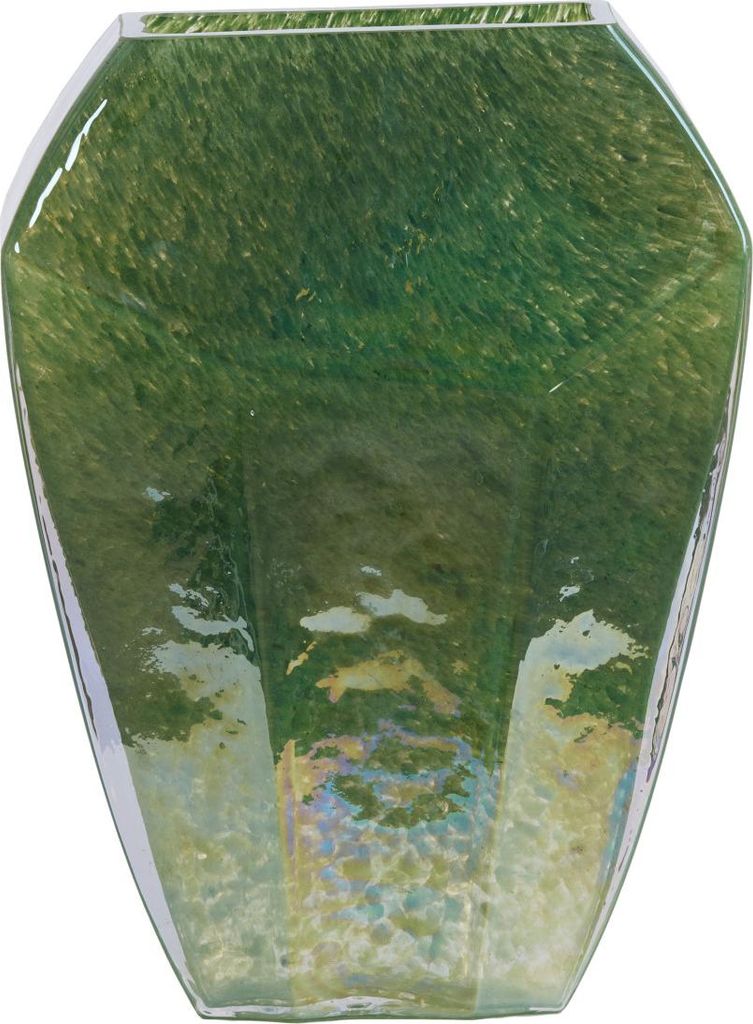 Light & Living VIONNA Vase Glas Dunkelgrün Luster 25x12,5x33,5 cm