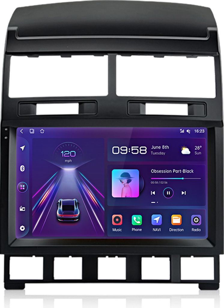 Dla Touareg 7L 2002-2010 Autoradio GPS Navi WIFI BT SWC RDS Zdjęcie produktu 