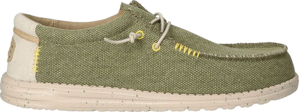 HEYDUDE Wally Coastline Jute Olive - Heren Instappers - Produktbild 