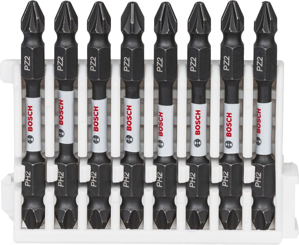 Bosch Professional 8tlg. Doppelschrauber Bit Set (Impact Control, , Pick and Click, Zubehör Schlagschrauber Bohrschrauber)