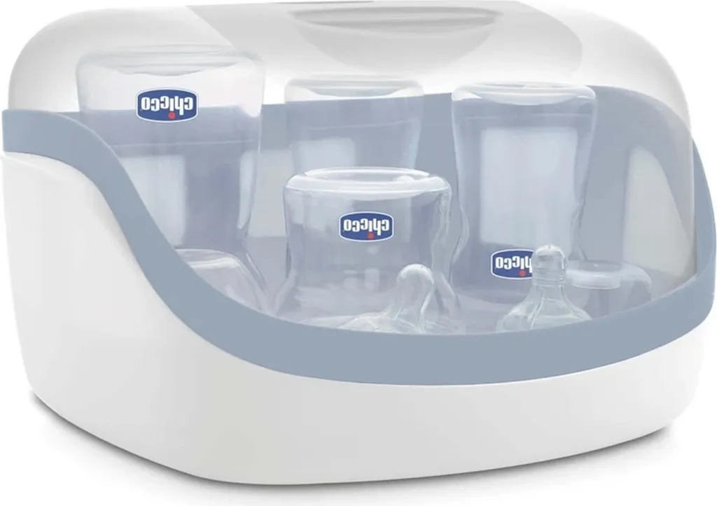 Chicco Stérilisateur micro-ondes 1U - Élimine 99% des germes et bactéries