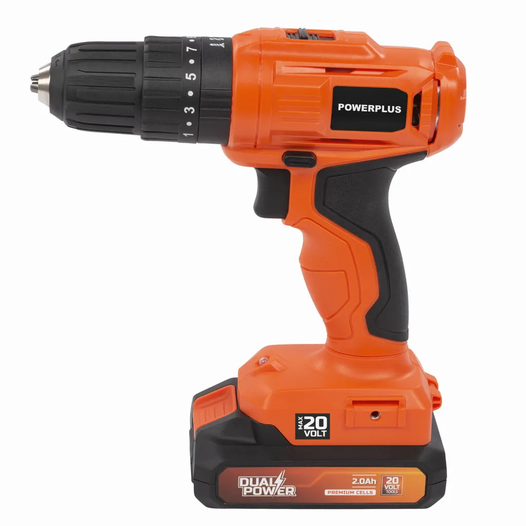 Perceuse à percussion sans fil 20V Dual Power 3 en 1 complète et robuste - 8