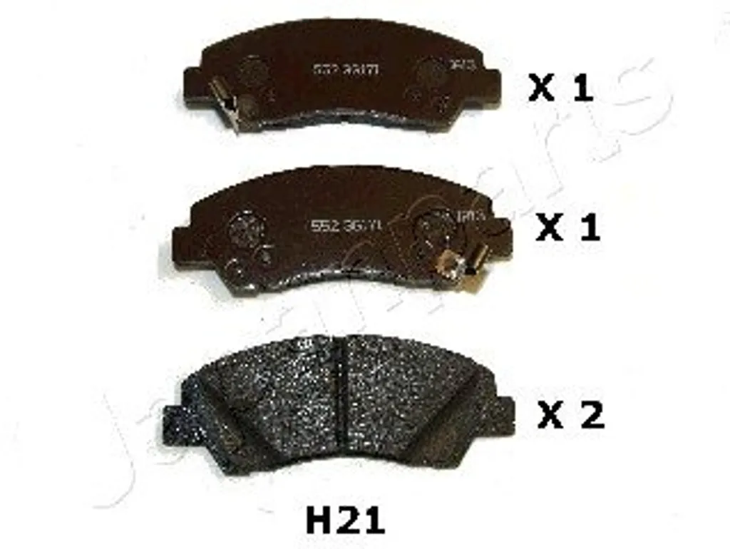 Plaquettes de Frein Japanparts PA-H21AF Idéales pour Conduite Urbaine et Route