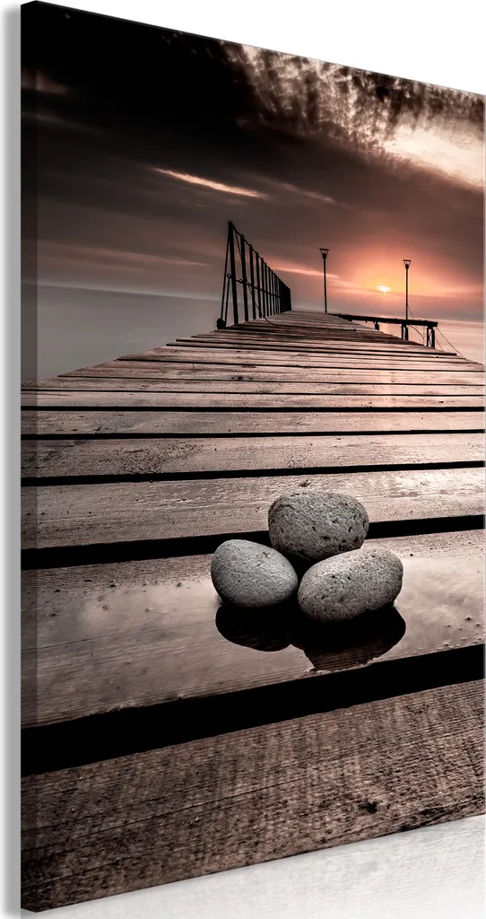 Quadro Paesaggio Tramonto Verticale 80x120 - Decorazione Parete Chic