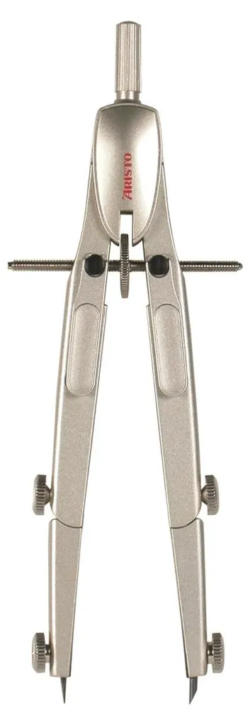 Compas Aristo Studio en zamac robuste avec double articulation 170mm