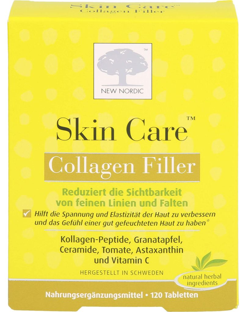 Huidverzorgingsproduct, collageenfiller, 120 tabletten Productafbeelding 