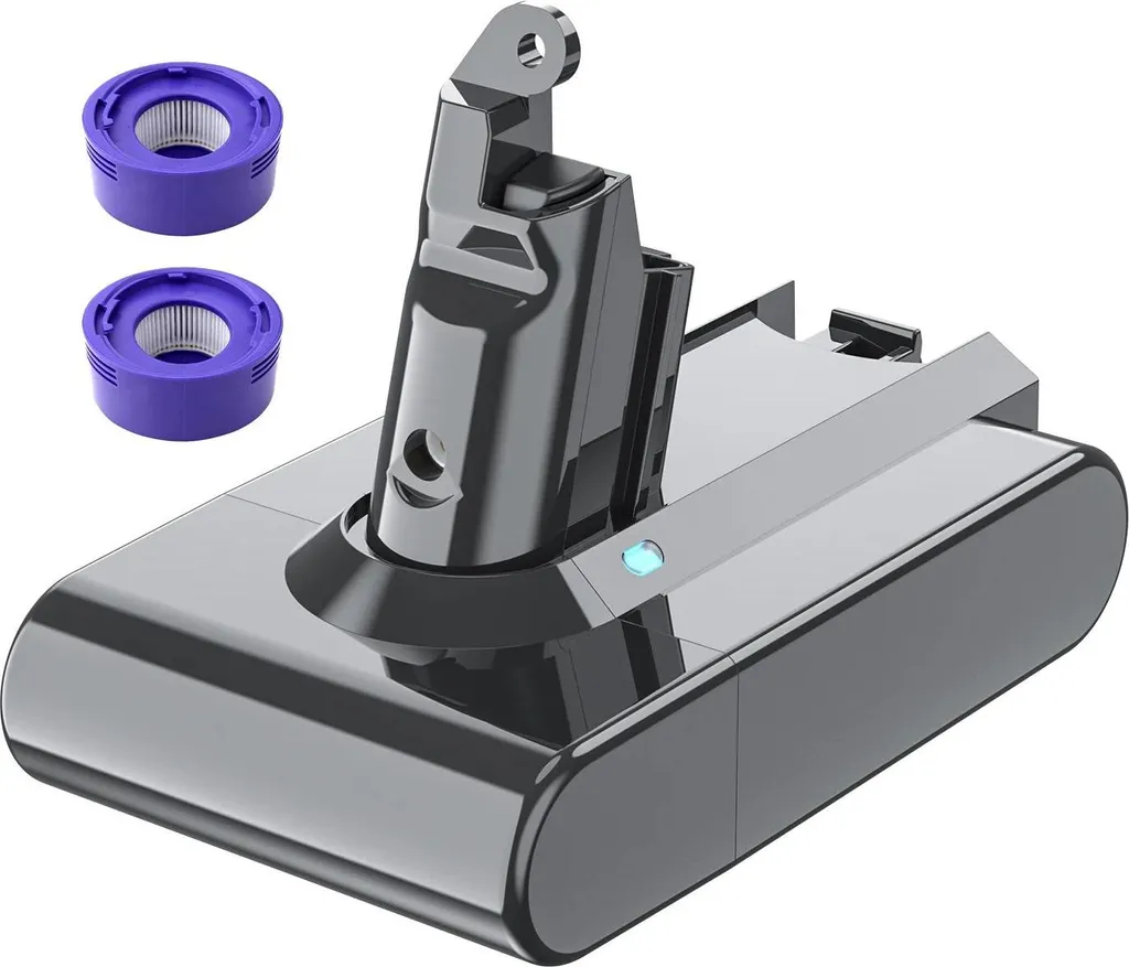 Réparer Dyson V6 avec cette Batterie 21,6V 6000mAh pour DC58 DC62 Kaki